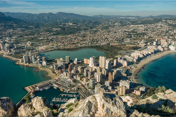 callpe desde el peñon de ifach